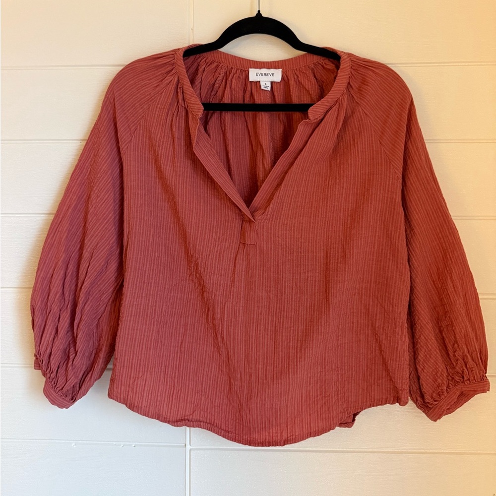 Evereve Rust Blouse
